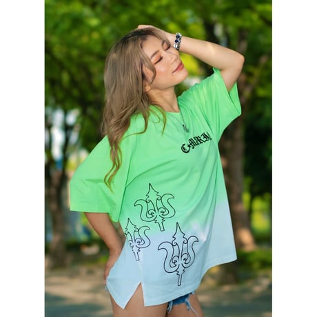 【男女兼用】グラデーションオーバーサイズTシャツ