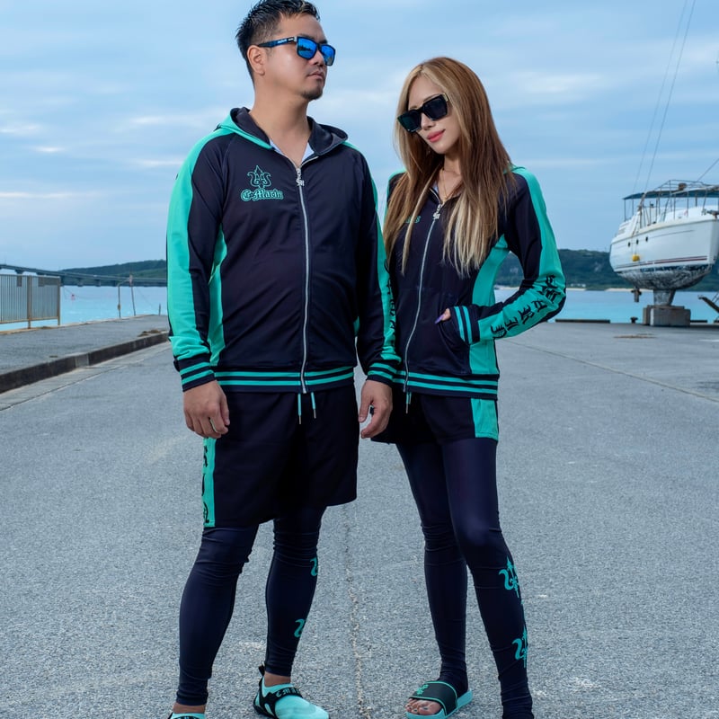 25ラッシュガードセットアップBK×C.Marinブルー | C.Marin® 25ラッシュガードセットアップBK×C.Marinブルー | C.Marin®
