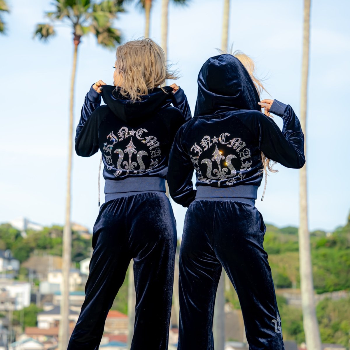 CLEAR STONEベロアセットアップ | C.Marin®