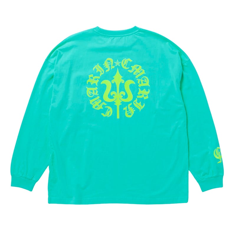 新品未使用未開封／BE:FIRST／カラーロゴロングTシャツ／XL／ライム C.MarinCrestデザインロングTシャツ | C.Marin®