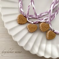 ハートクッキー編み込みチョーカー10個セット