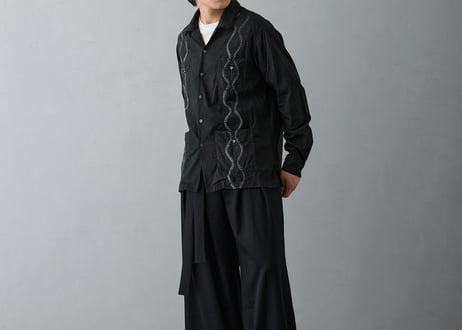 24秋冬　オープンカラーシャツ