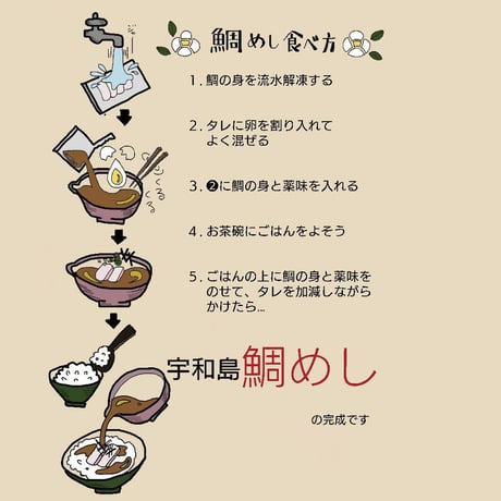 【冷凍】宇和島鯛めしセット(愛鯛)