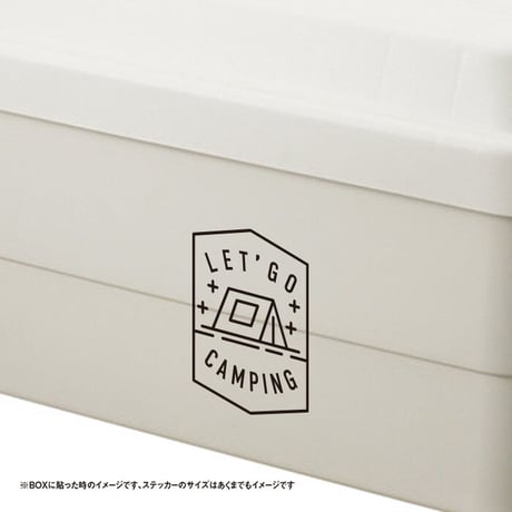 レッツゴーキャンプ ステッカー