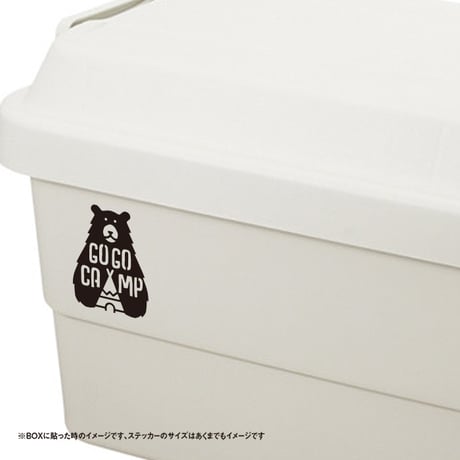 GO GO CAMP クマ ステッカー