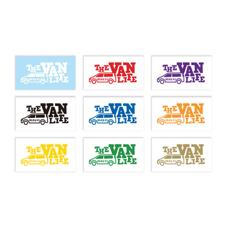 THE VAN LIFE DELICA D:5 ステッカー