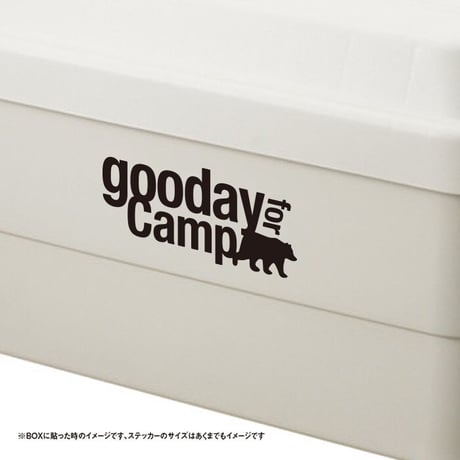 グッデイ CAMP キャンプ日和 ステッカー