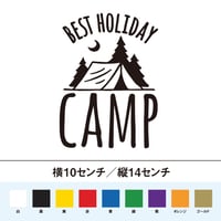 ベストホリデイ テント キャンプ ステッカー