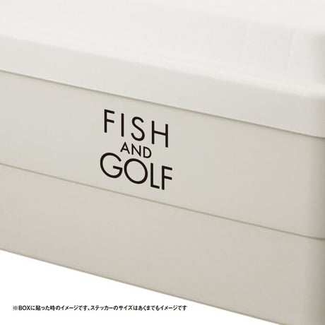 FISH & GOLF 釣りとゴルフ ステッカー