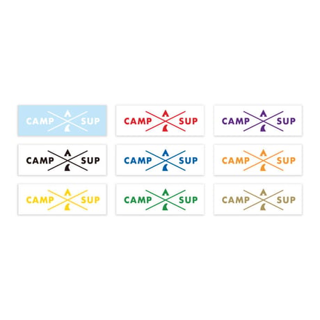 キャンプとサップ CAMP SUP ステッカー