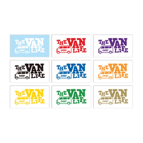 THE VAN LIFE ステッカー EVERY エブリィ