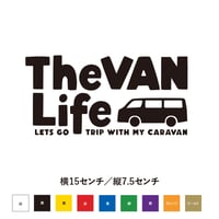 The Van Life キャラバン 愛車と旅に出よう ステッカー