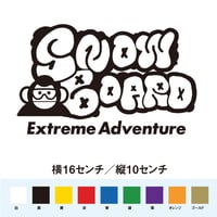 落書き風 スノボ ステッカー