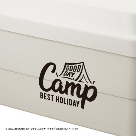 キャンプ グッデイ 最高の休日 ステッカー