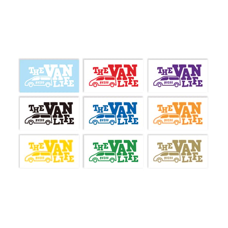 THE VAN LIFE NV200 ステッカー