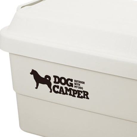 1 / 5 【DOG CAMPER｜犬とアウトドアを楽しむ方へ】柴犬カッティングステッカー