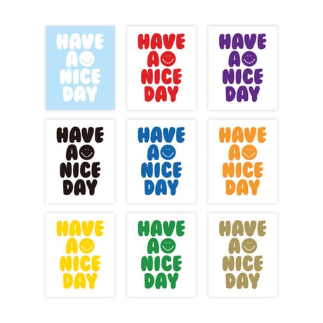 HAVE A NICE DAY ステッカー
