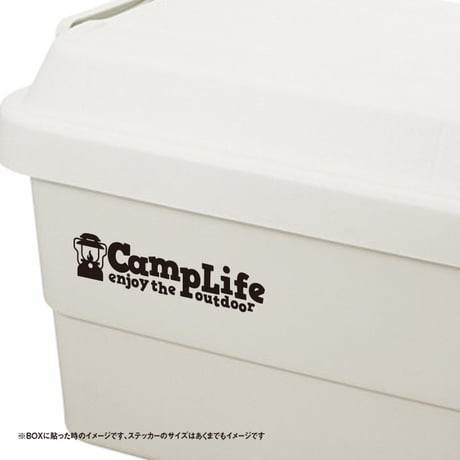 ランタンイラスト入り CampLife ステッカー