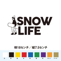 SNOW LIFE カッティングステッカー