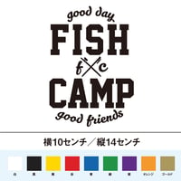 釣りとキャンプ いい日いい仲間 ステッカー