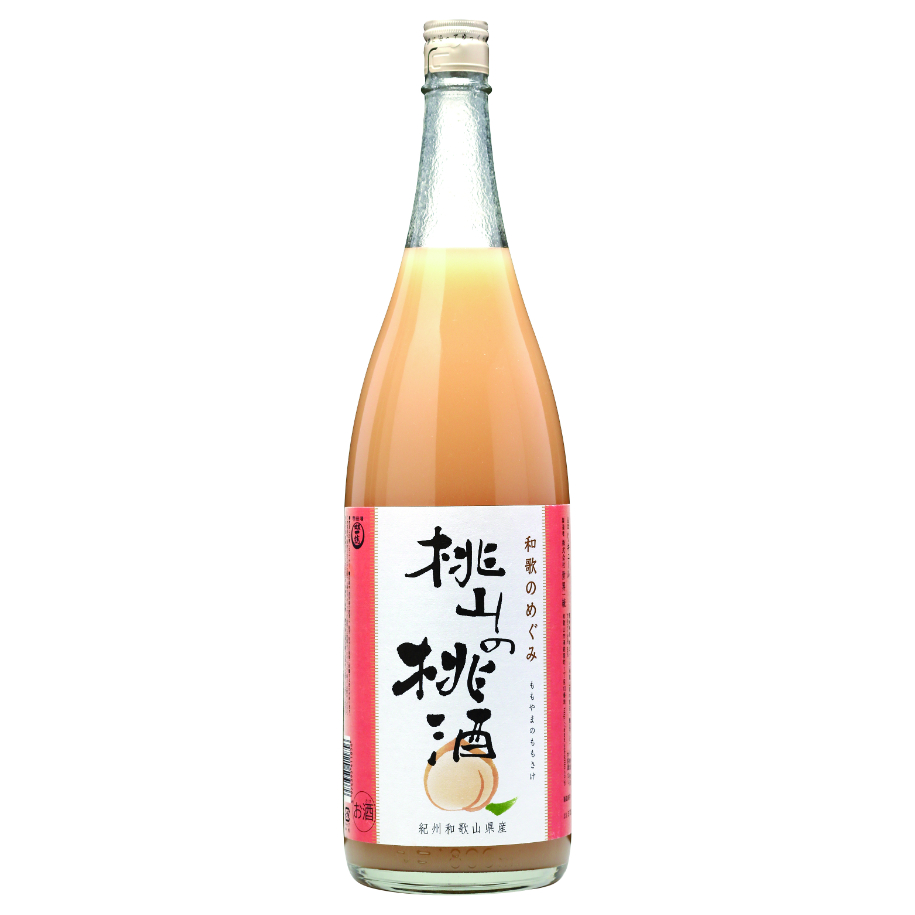 和歌のめぐみ 桃山の桃酒 1800ml | 酒蔵 世界一統 Online SHOP