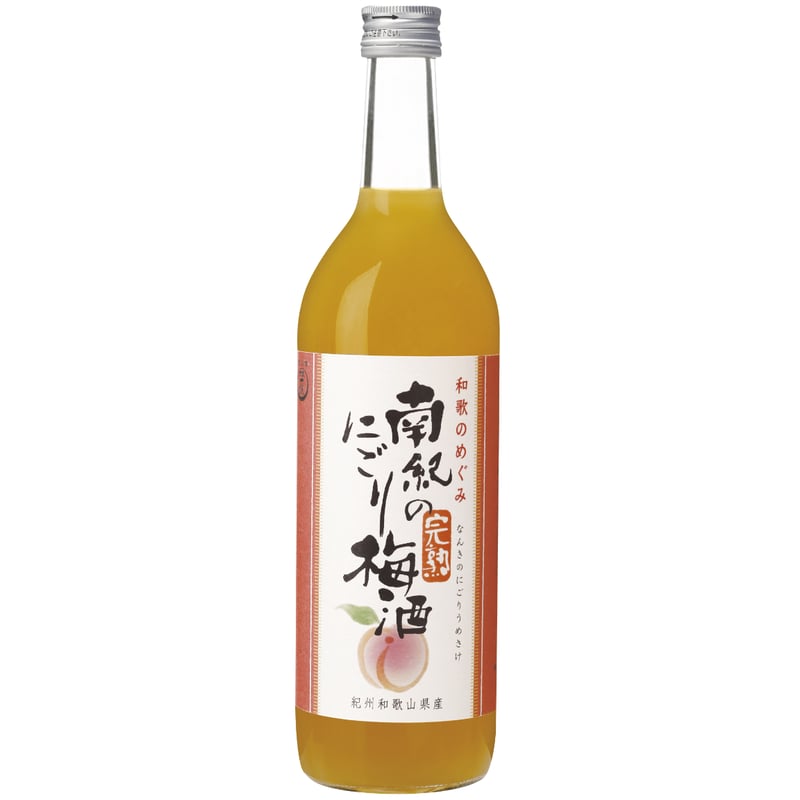 和歌のめぐみ 南紀の完熟にごり梅酒 720ml | 酒蔵 世界一統
