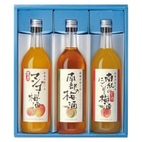 和歌のめぐみ　梅酒３種セット７２０ｍｌ３本セット　（ＳＬＵ－４０）