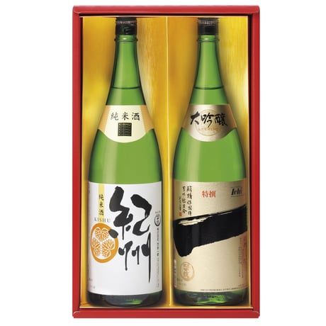 KS-IC（純米酒 紀州、特撰 吟醸酒 イチ）1.8Lセット | 酒蔵 世界