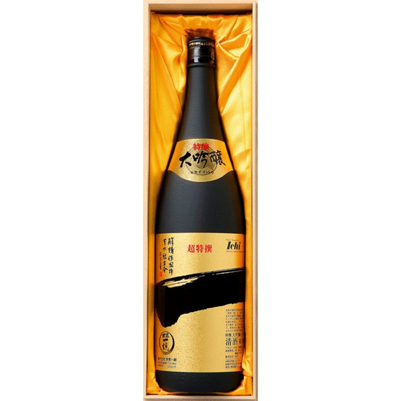 超特撰 特醸大吟醸＜イチ＞ 桐箱入 1800ml（S－100T