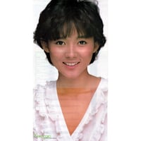 斎藤慶子　雑誌とじ込み三つ折りポスター