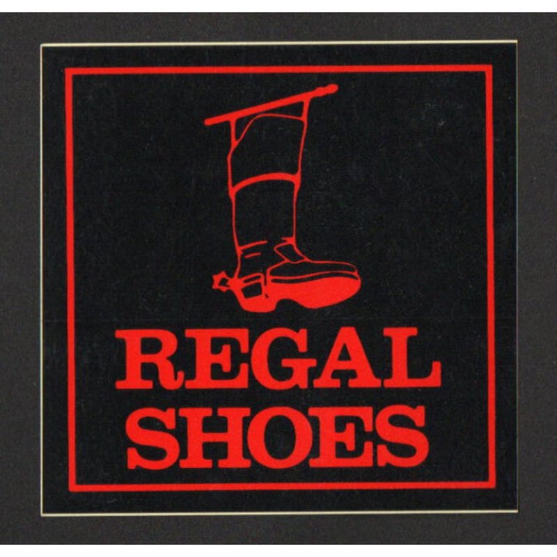 【O-2357】REGAL リーガル 看板 パネル 旧ロゴ O-2357】REGAL リーガル 看板 パネル 旧ロゴ REGAL SHOESのロゴシール