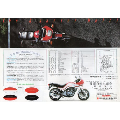 SUZUKI GS250FWのカタログ
