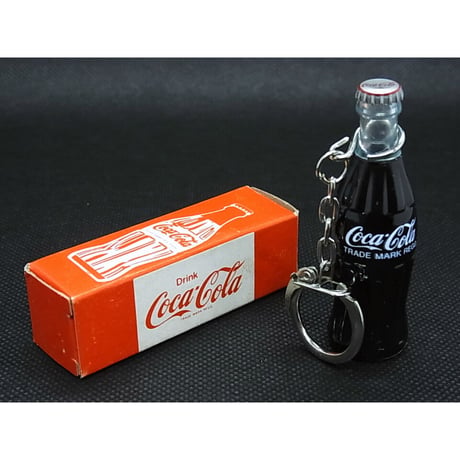 コカ・コーラ　キーチェーン付きミニボトル