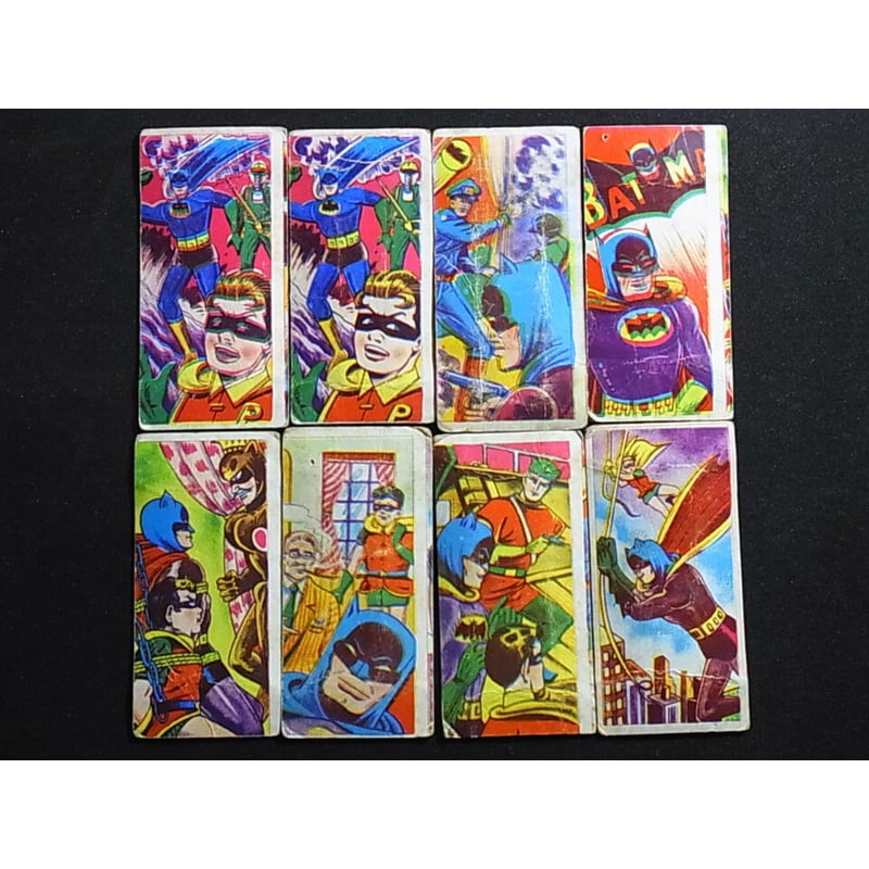 角型めんこ バットマン 8枚セット | レトロ・スタイル