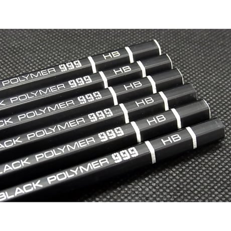 ぺんてる　BLACK POLYMER 999  HB  6本