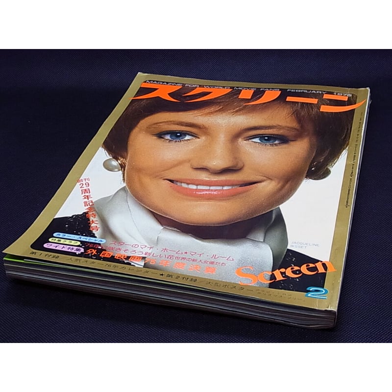 最終値下げ！2冊　特別付録ポスター付き　ブルース・リー　スクリーンジャンボ 最終値下げ！2冊 特別付録ポスター付き ブルース・リー