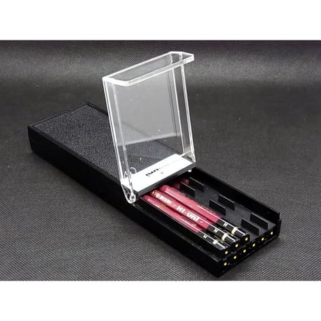 三菱鉛筆　Hi-uni H  9本と専用ケース