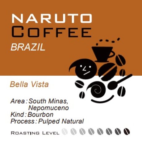 【中深煎り】Brasil Bella Vista Bourbon PN / 100g