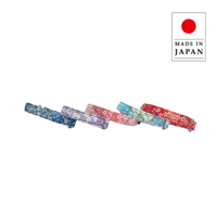 日本製和柄首輪(舞姫)S