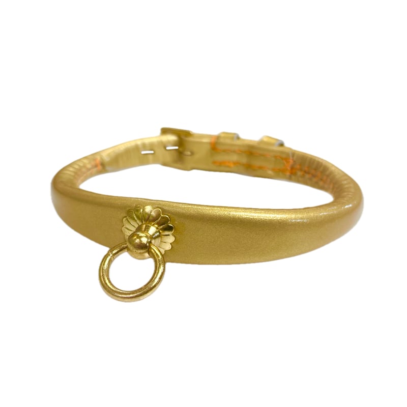 引きカン付き首輪 金(Gold) No.39~No.42 | adachiya NET