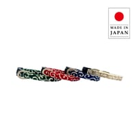 日本製和柄首輪(唐草)S S