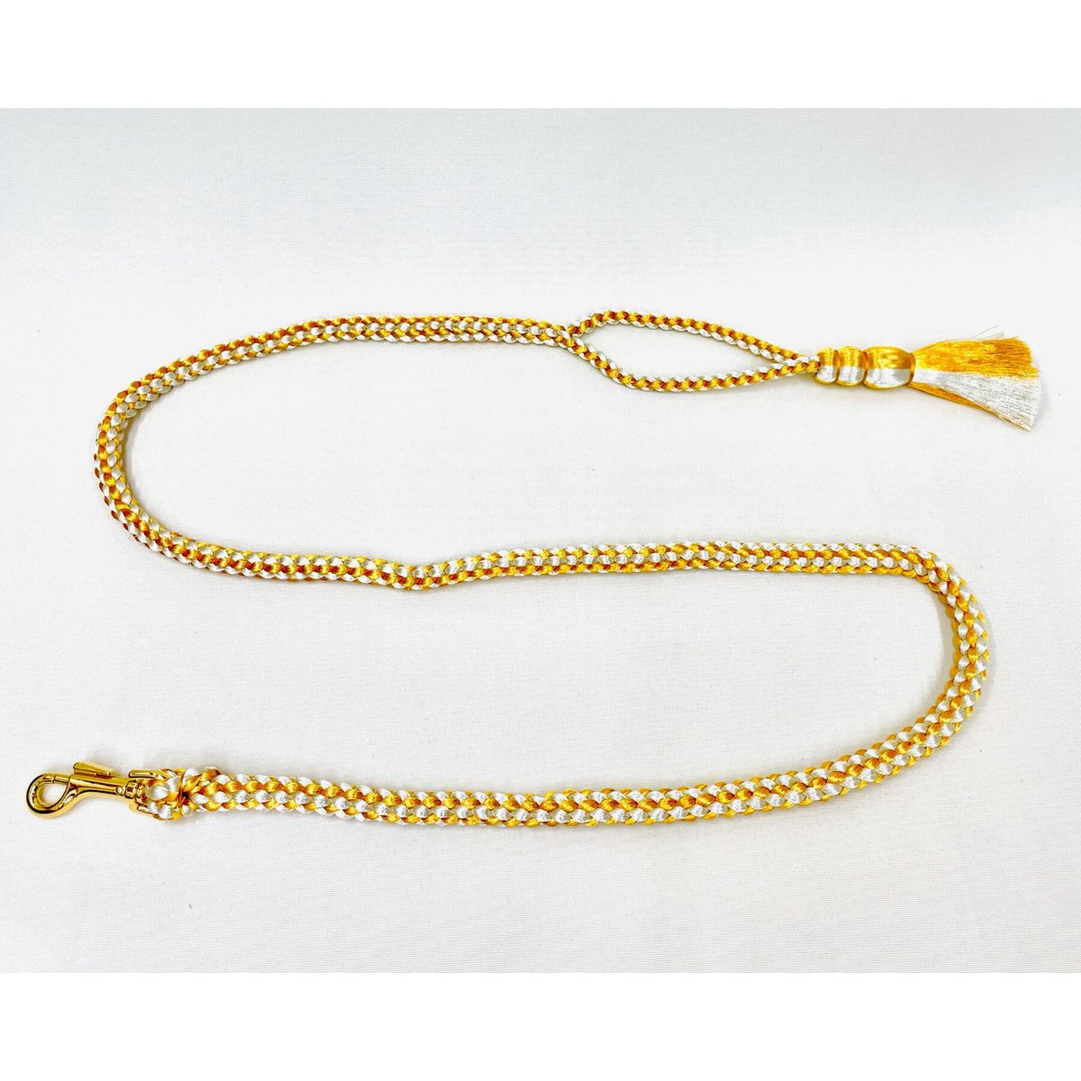 ☆希少☆JUNCTION PRODUCE 綱 金色 編み込み ロープ ESR 16mm 片フック 原着黄色 親綱ロープ 1本 キョーワ(ネット