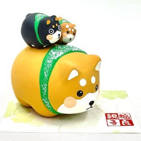 柴犬親子