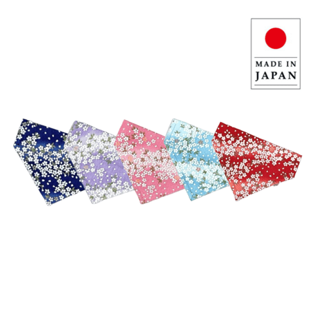 日本製和柄バンダナ(舞姫)　S