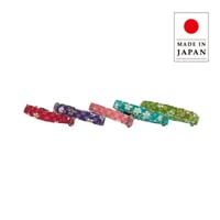 日本製　和柄首輪(霰あられ) S