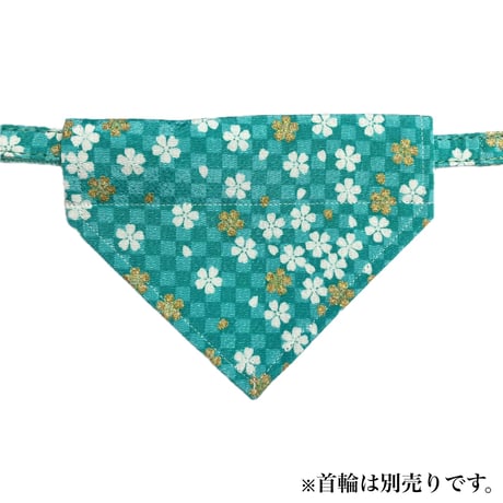 日本製  和柄バンダナ(霰あられ)　ML