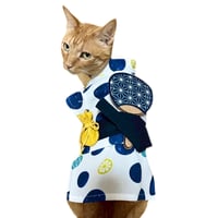 浴衣　水玉ネイビー（navy）　1号～9号