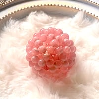 インカローズ   3A  4ミリ  ペンダント  Silvar925  (直径3.5cm）