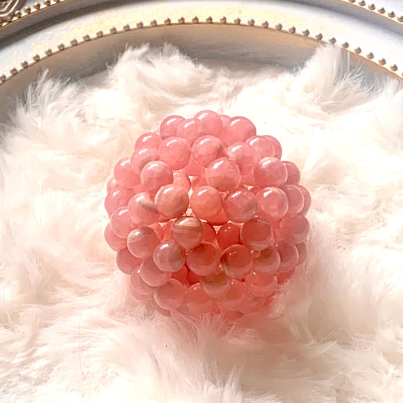 インカローズ 3A 4ミリ ペンダント Silvar925 (直径3.5cm） |