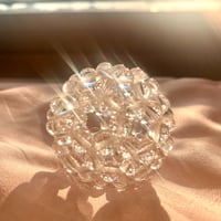 STORES限定 (受注制作) 神聖幾何学フラーレン 水晶5A  16ミリ  オブジェ